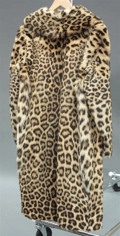 genuine leopard fur coat
